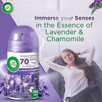 Air Wick Air Freshener Freshmatic Auto Spray Lavender And Chamomile Gadget And 1 Refill, 250 ml