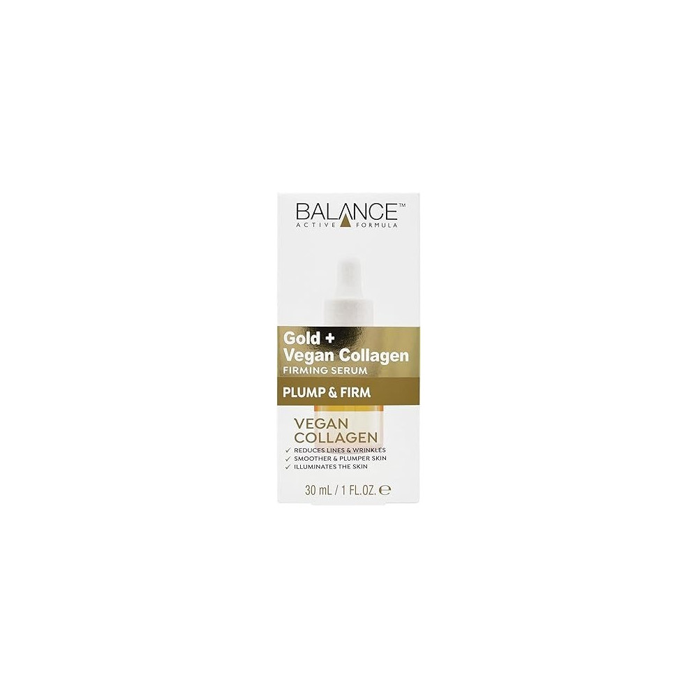 Balance Active Formula Gold + Vegan Collagen Firming Serum, 30 ml