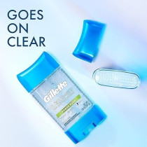 Gillette Clear Gel Power Rush Scent, Anti-Perspirant Deodorant For Men, Pack Of 2, 112 ml
