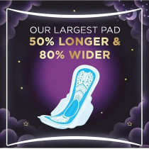 Always Pads Maxi Thick XXL For Super Heavy Night, 7 Sanitary Pads