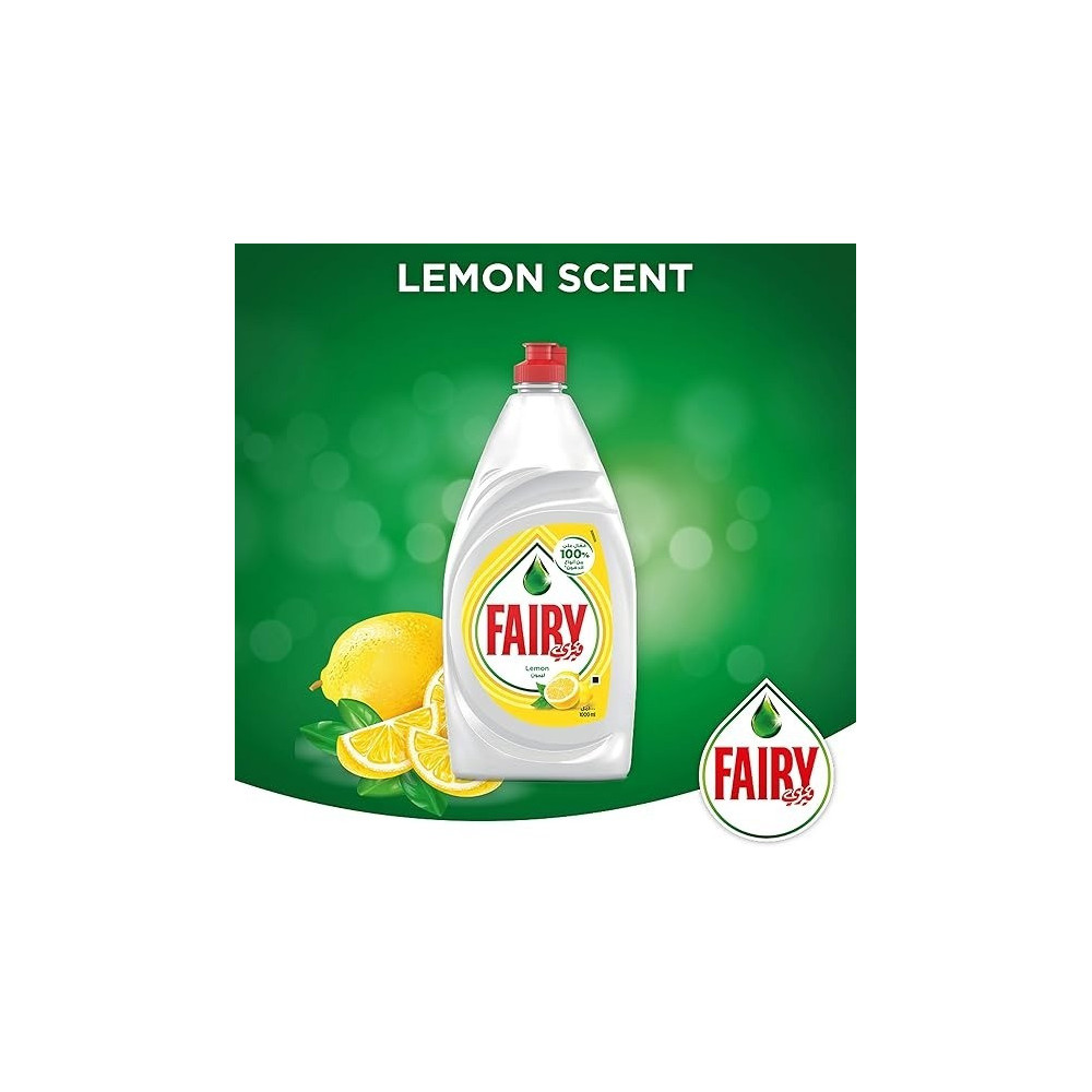 Fairy Lemon Dishwashing Liquid Soap, 3 X 750 Ml