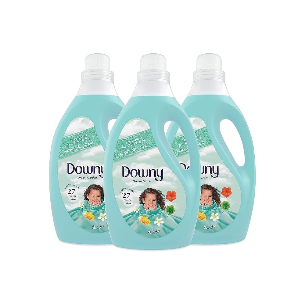 Downy Regular Fabric Softener Dream Garden, 3 X 3L