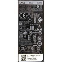 Dell Inspiron 14 3437, Inspiron 14R 5437, Inspiron 15 7537, Inspiron 15R 5537, Inspiron 17 3737, Inspiron 17 7737, Inspiron 17R 5737 65W Power Adapter Charger And Power Cables Jnkwd 450-19034 450-Abfs, Black
