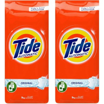 Tide Automatic Laundry Detergent Powder Original Scent, 2 X 9 Kg