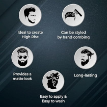 Gatsby Styling Pomade Matte Moulder, Hybrid Formula, Creates Neo-Classic Hairstyle With No Shine Effect, 75Gm