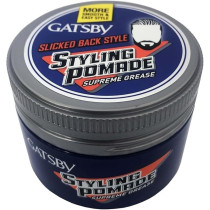 Gatsby Styling Pomade Supreme Grease, Create Slicked-Back Hairstyles With Tight Hold, 80Gm