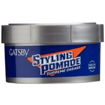 Gatsby Styling Pomade Supreme Grease, Create Slicked-Back Hairstyles With Tight Hold, 80Gm