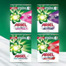 Ariel Fast Dissolving Laundry Detergent Powder With Lavender, 4.5 Kg