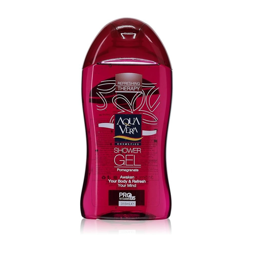 Aqua Vera Pomegranate Shower Gel With Vitamin B5, 315 Ml