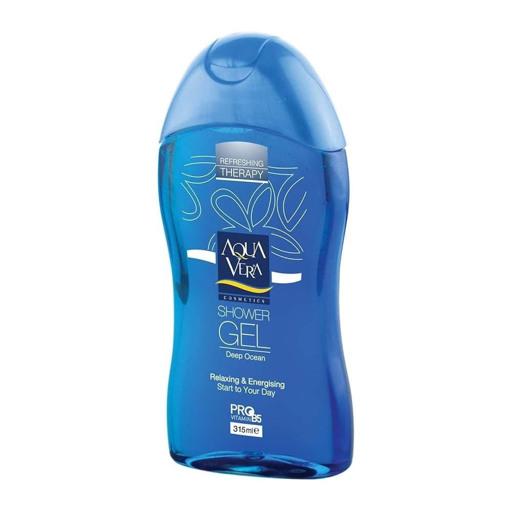 Aqua Vera Pomegranate Shower Gel With Vitamin B5, 315 Ml, Blue