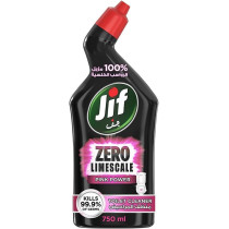 Jif Anti-Bacterial Toilet Cleaner For 100 Percentage Limescale Removal, Pink Power Disinfects And Kills 99.9 Percentage Of Germs, 750Ml