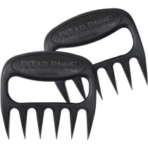 Bear Paws The Original Meat Shredder Claws, Easily Lift, Handle, Shred, And Cut Meats, Ultra-Sharp Blades And Heat Resistant Nylon, Black