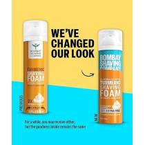 Bombay Shaving Company Turmeric Shaving Foam, 33% Extra With Turmeric, 266 Ml