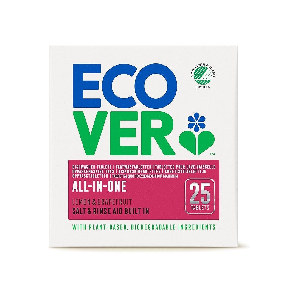 Ecover All In One Dishwasher Tablets, 500Gm