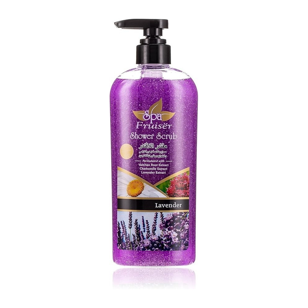 Fruiser Spa Shower Scrub Lavender, 730Ml