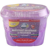 Big D Moisture Absorber And Freshener Lavender, Spill-Proof, Odor Prevention, Mold And Mildew Control