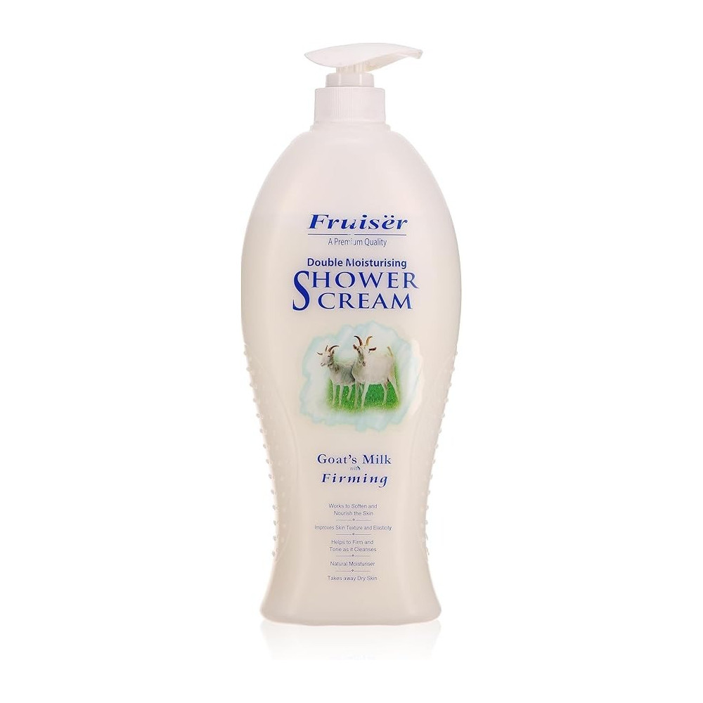 Fruiser Shower Cream Goats Milk With Firming, 1000Ml