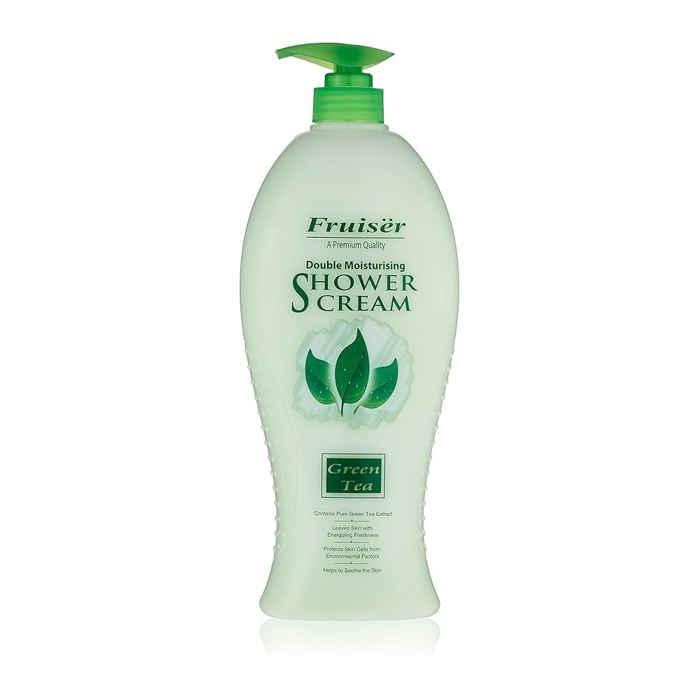 Fruiser Shower Cream Green Tea, 1000Ml
