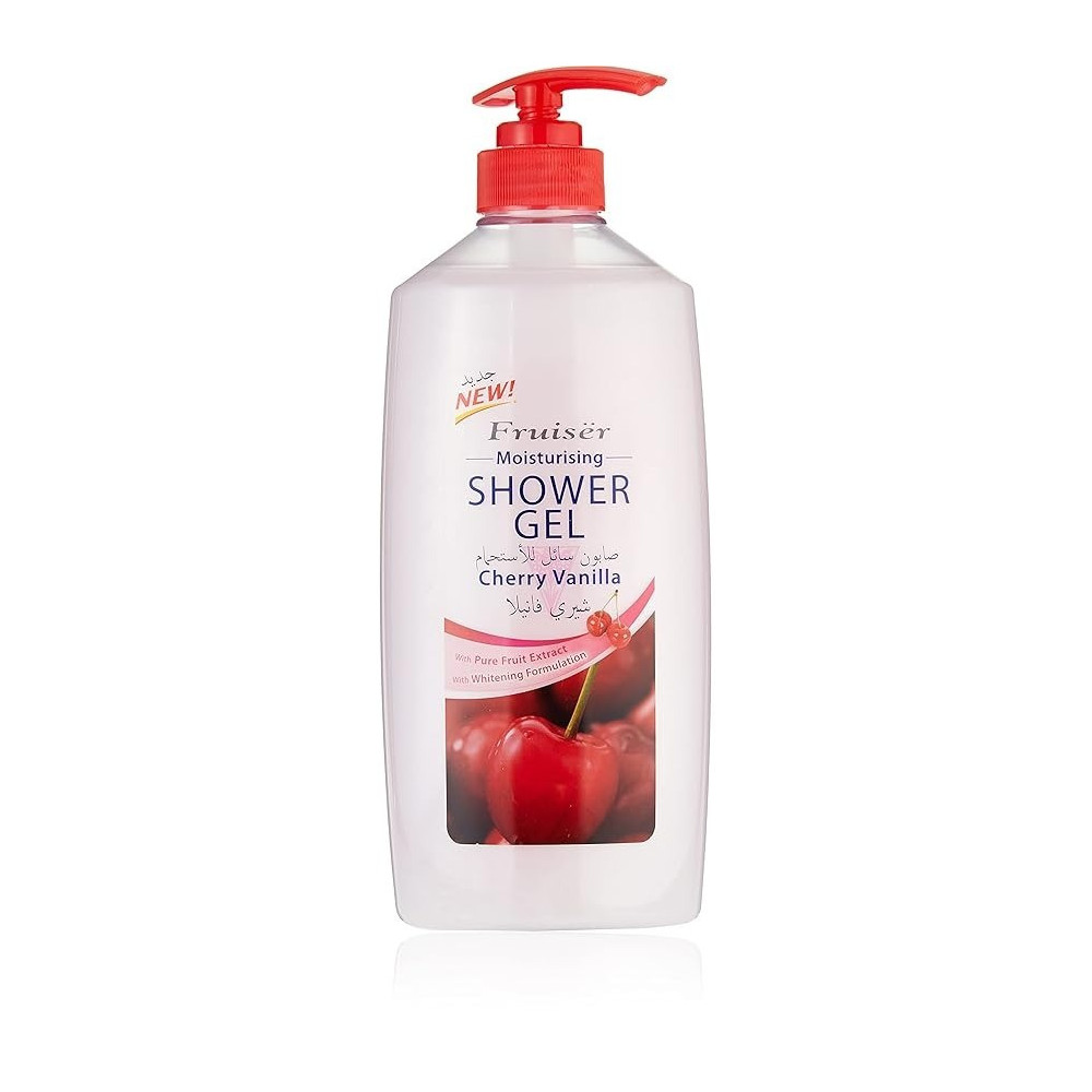 Fruiser Moisturising Shower Gel, Cherry Vanilla, 800 Ml