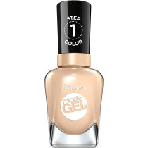 Sally Hansen Miracle Gel, Bare Dare, A Peachy Beige Nude Nail Polish, 14.7 ml