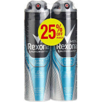 Rexona Mens Antiperspirant Deodorant Xtra Cool, 150 Ml, Twin Pack