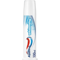 Aquafresh Fresh And Minty Whitening Pump Action 3 In 1 Formula Toothpaste, 100Ml, Pack Of 3