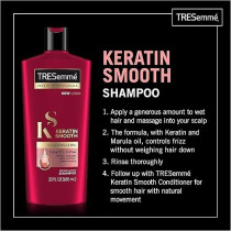 Tresemme Shampoo, Keratin Smooth, 650 ml