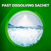 Ariel Nano Pods, Fast Dissolving Sachets, Powerful Stain Remover Detergent, Pack Of 22 Sachets