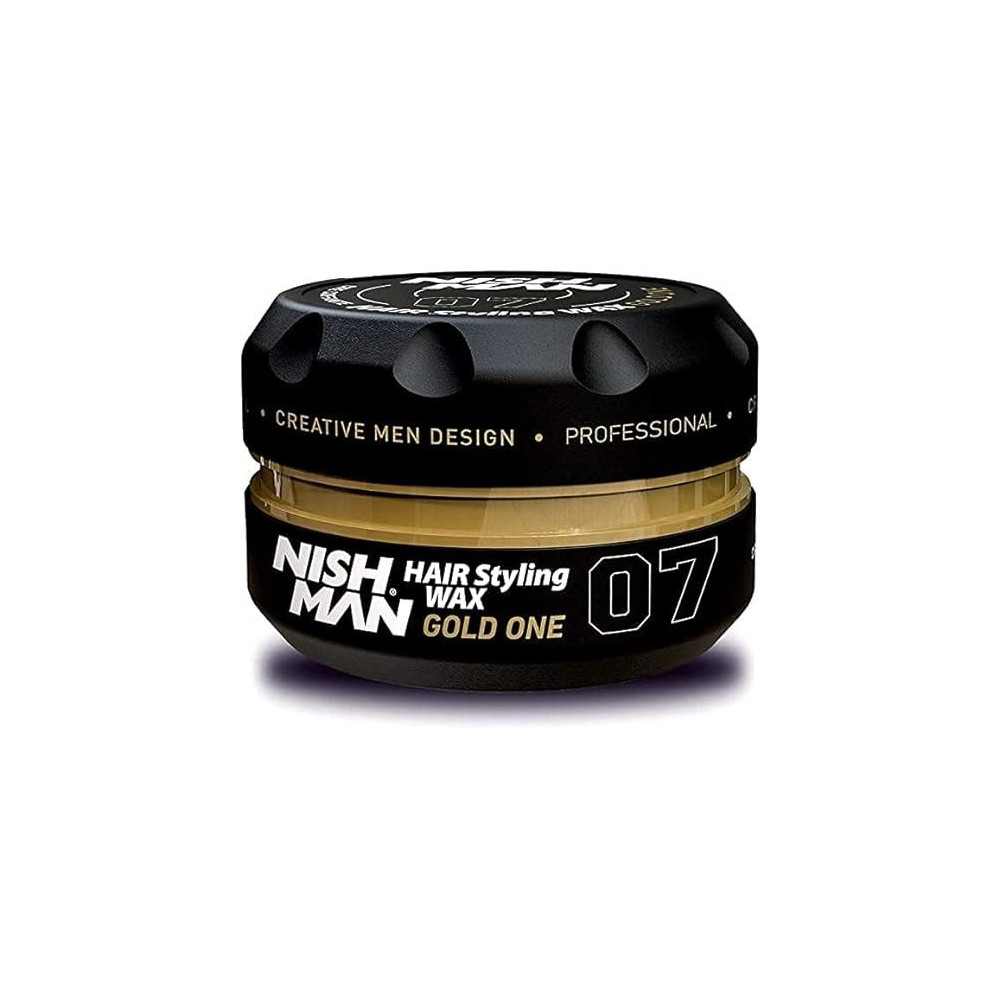 Nishman Hair Styling Series, 07 Gold One Aqua Wax, 150Ml