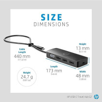 HP USB-C Travel Hub G2 7PJ38AA
