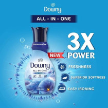 Downy Concentrate Valley Dew Fabric Softener, Pack Of 3 X 1L