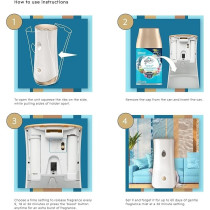 Glade Automatic Spray Holder With Ocean Breeze Air Freshener For Up To 60 Days Of Automatic Freshness, 269Ml