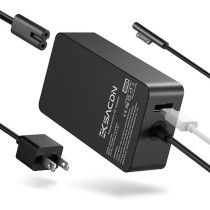 KSACDN Surface Charging Adapter, 102W 15V 6.33A for Microsoft Surface Book 2/3, Pro X/9/8/7/6, Laptop 2/3/4, Studio, with Power Cord And USB Port