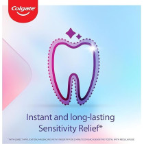 Colgate Toothpaste Sensitive Pro-Relief, Gentle Whitening Toothpaste, Instant And Long Lasting Sensitivity Relief Plus Whitening, With Bio-Arginine And Calcium, 75Ml