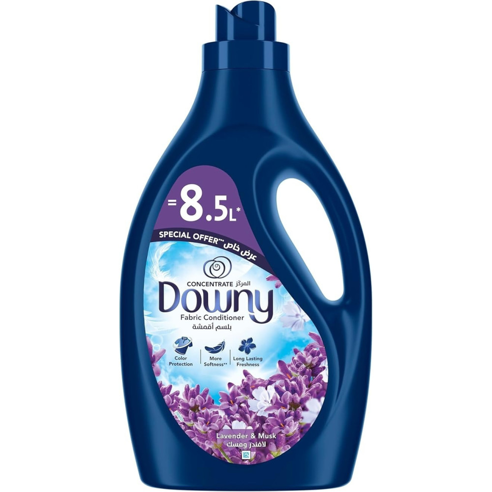 Downy Fabric Conditioner, Concentrate, Lavender And Musk Variant, Color Protection, More Softness, Longer Lasting Freshness, 2.9L