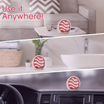 Air Wick Crystal Air, Contains Natural Essential Oils, Eliminates Bad Odour Like Cat Litter Smell, Red Berrries Fragrance