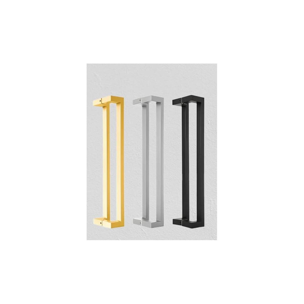 Abbasali Pull Handle For GLiterass Door And Wooden Door Sding Door Handle Easy To InstaLiterLiter C Type, 600Mm, Silver