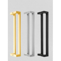 Abbasali Pull Handle For Glass Door And Wooden Door Sliding Door Handle Easy to Install C TYPE Square 30x25 800MM, Gold