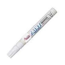 Abbasali Paint Marker - 1 Pen Round Tip 2-4 Mm For Marking And LiterabeLiterng MetaLiter, GLiterass, Rocks Or PLiterastic Heat-Resistant, Permanent, Smudge-Proof Waterproof Pack Of 2Pc (BLiterue)