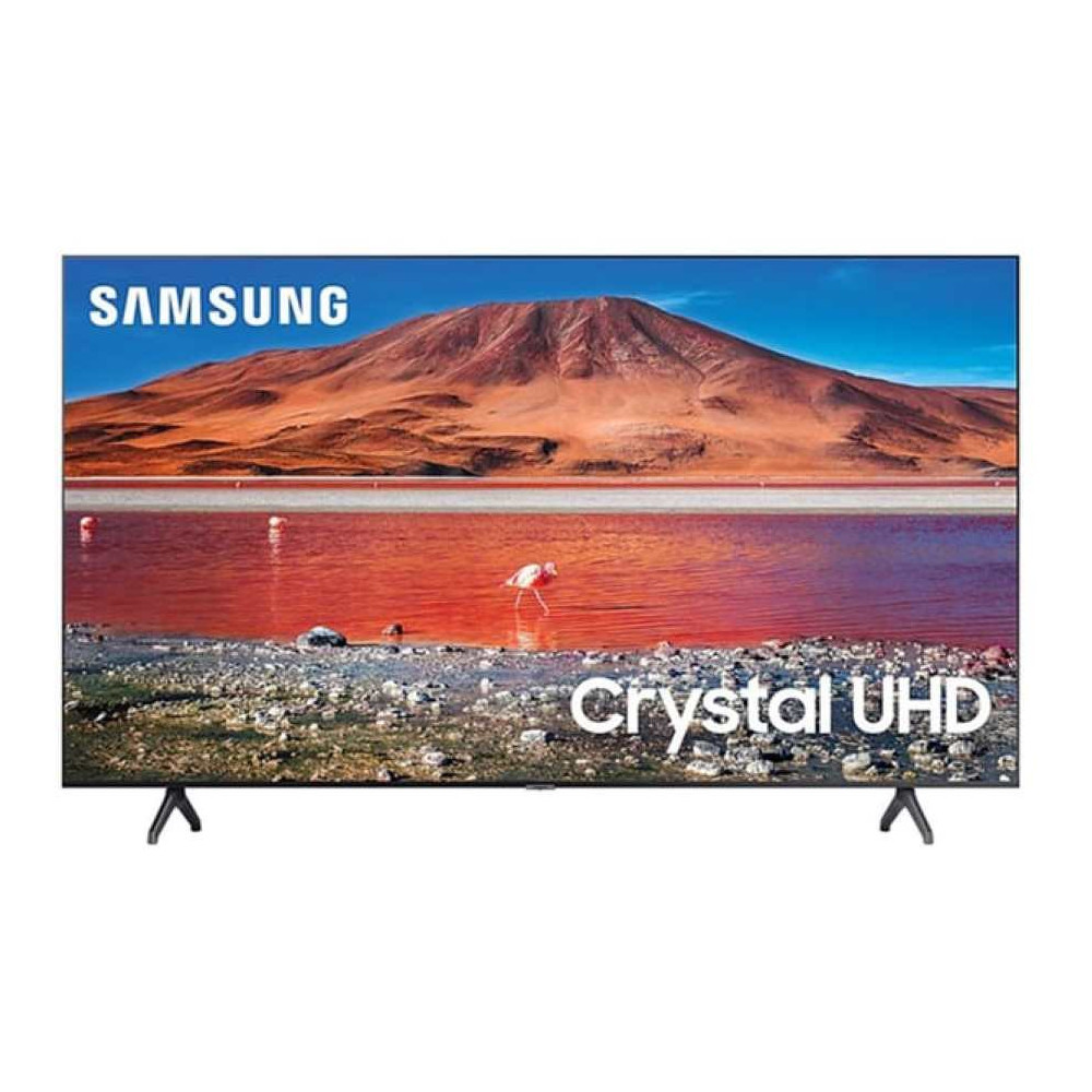 Samsung 75 Inches 4K Ultra HD LED Smart TV with Built-in Receiver, Black - UA75AU7000 - International Version