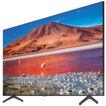 Samsung 75 Inches 4K Ultra HD LED Smart TV with Built-in Receiver, Black - UA75AU7000 - International Version