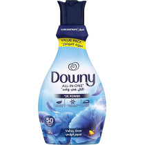 Downy Fabric Softener Concentrate, All-In-One, Valley Dew Scent, 2 Litre