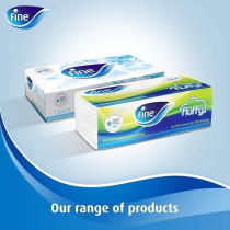 Fine Sterilized Classic Facial Tissues, Pack Of 6, 1200 Count