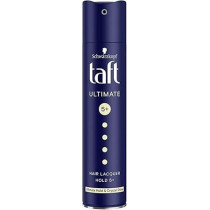 Schwarzkopf Taft Ultimate 5+ Hair Lacquer Hold 5+ Ultimate Hold And Crystal Shine, 250 ML
