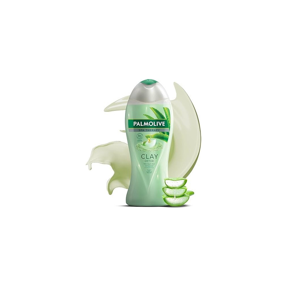 Palmolive Shower Gel, Spa Therapy, Natural Clay Detox, 500 ML