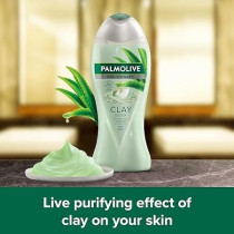 Palmolive Shower Gel, Spa Therapy, Natural Clay Detox, 500 ML