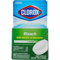 Clorox Automatic Toilet Bowl Cleaner Tablets, Green- 2 Count, 200 g