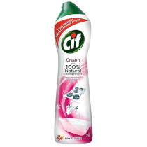 Cif Pink Floral Cream Multipurpose Surface Cleaner For Tough Stains, 500 ml