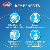 Clorox Disinfecting Bleach Free Bathroom Cleaner, 887 ml
