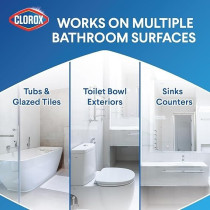 Clorox Disinfecting Bleach Free Bathroom Cleaner, 887 ml